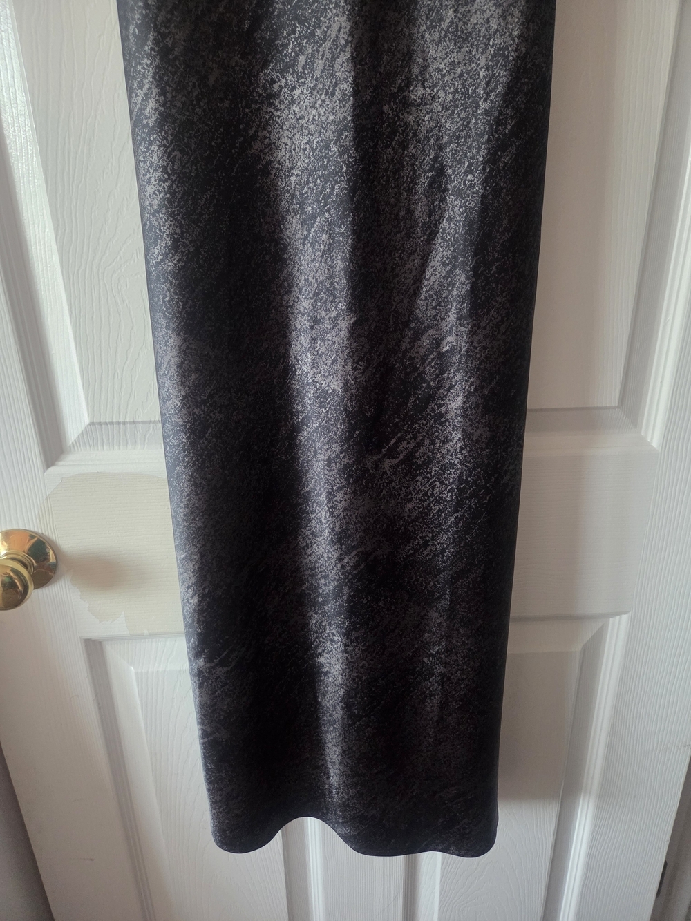 Womens Calvin Klein Jeans Black Satin Midi Slip Dress Size M NWT - Picture 3 of 4